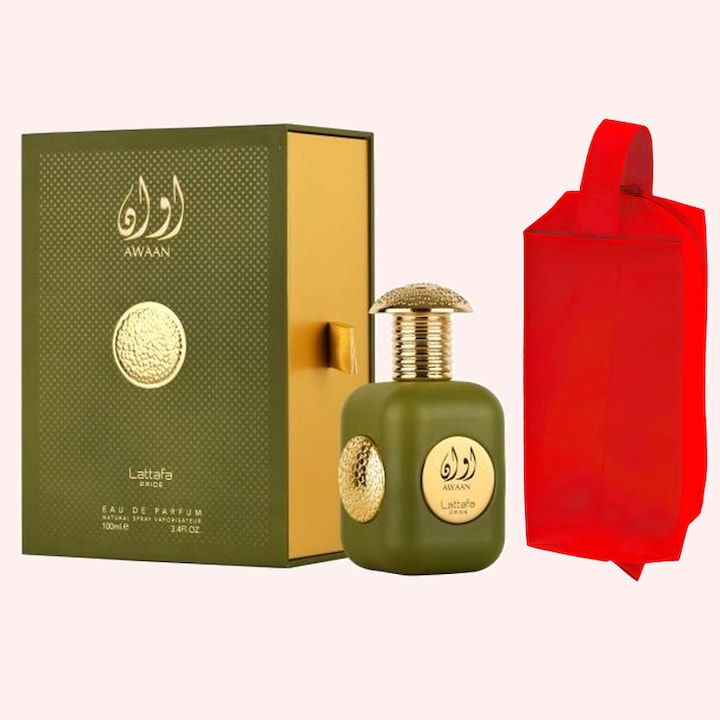 Set parfum Lattafa Awaan Gold Lattafa Pride 100ml, parfum Arabesc, Unisex, Gentuta cosmetice
