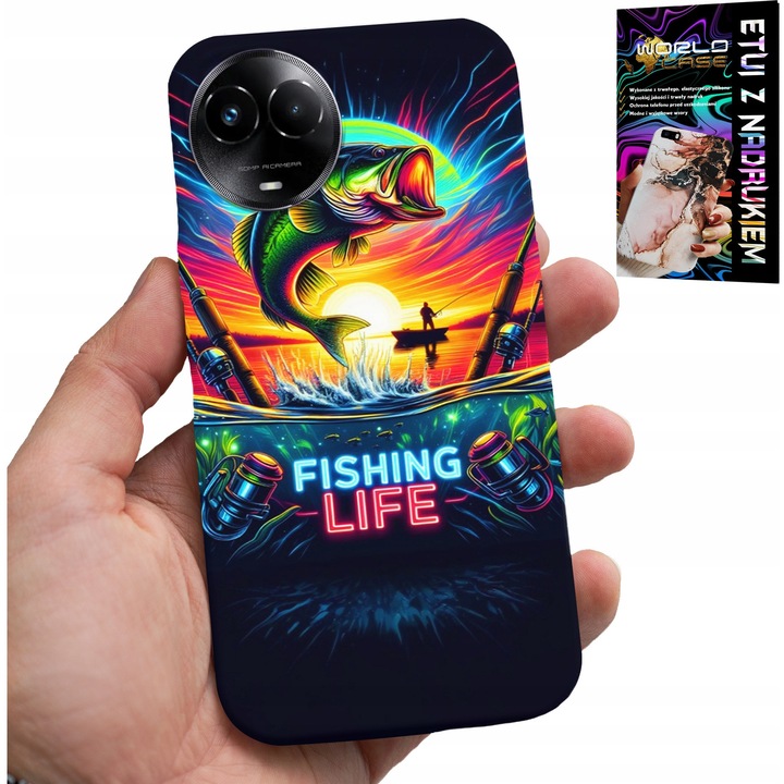 World Case telefontok, Realme C67 modell, halmintás, szilikon