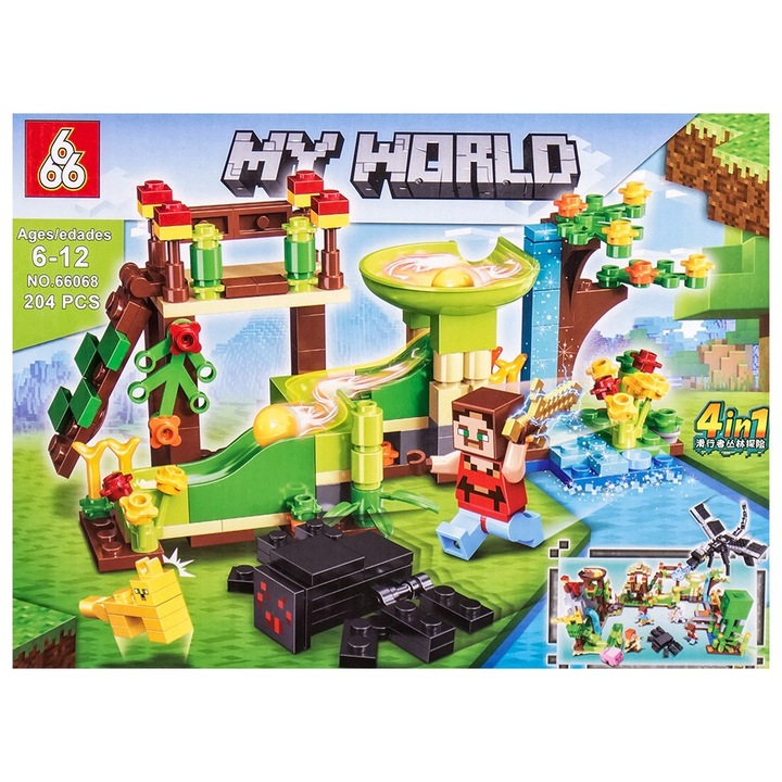 Gyermek építőkészlet My World EmonaMall W5047, Többszínű