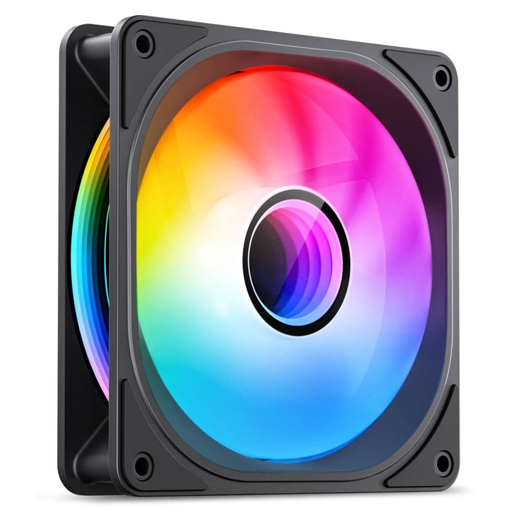 Ventilator Jonsbo FR-606BR, flux de aer inversat, PWM, RGB, negru