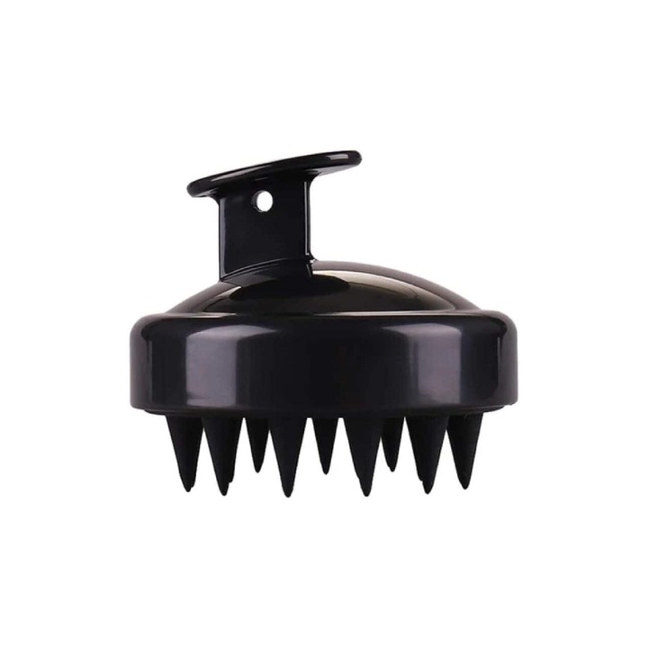 Perie de masaj pentru scalp din silicon, curatare profunda, anti-matreata, waterproof