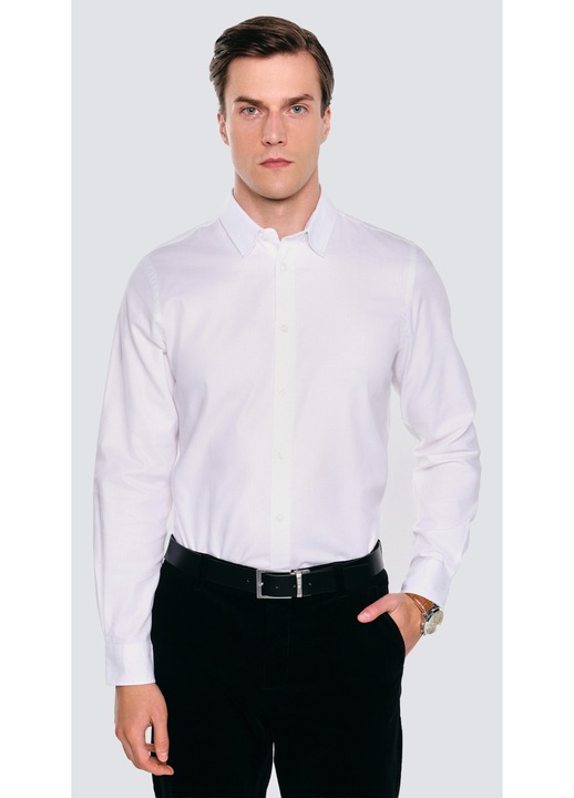 Camasa barbati, Big Star, alb, bumbac