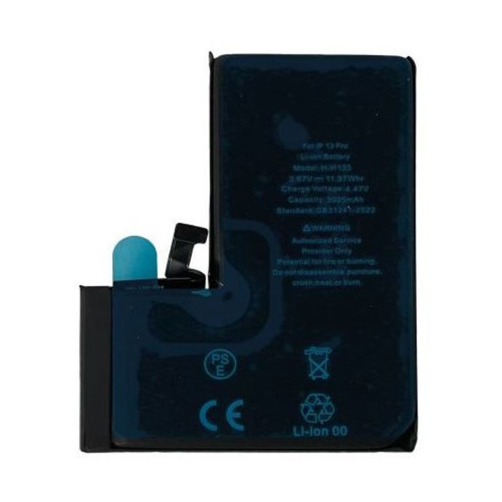 Acumulator Li-Ion e-SWC Supreme® pentru Smartphone GSM Apple iPhone 13 Pro (fara mesaj de eroare), 3.87 V, 3.095 Ah