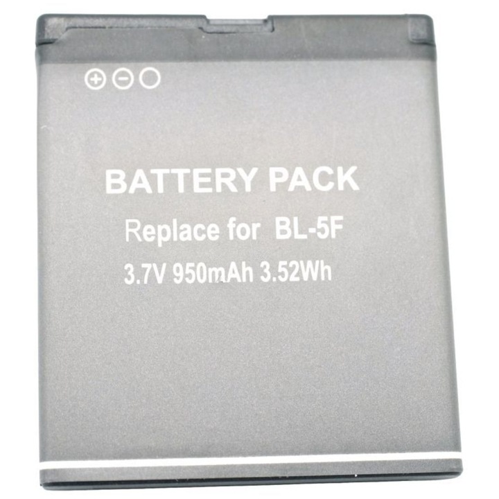 Acumulator Li-Ion e-SWC Supreme® pentru dispozitive electronice / GSM Nokia, 3.7 V, 0.9 Ah, echivalent cu BL-5F