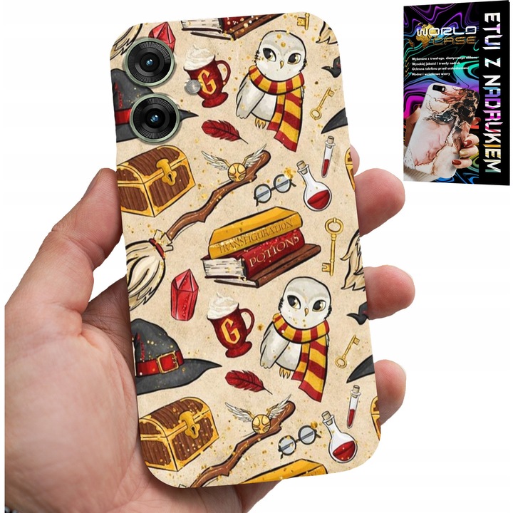 Telefontok, World Case, Realme Note 60-hoz, szilikon, színes nyomtatás, 0,2cm