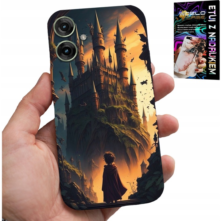 Telefontok, World Case, Realme Note 60, szilikon, színes nyomat, többszínű