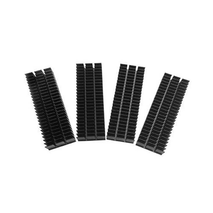 QNAP HS-M2SSD-04 Heatsink for M.2 SSD module 4db, HS-M2SSD-04, Ventilátorok, Hűtők, Előlapi panelek