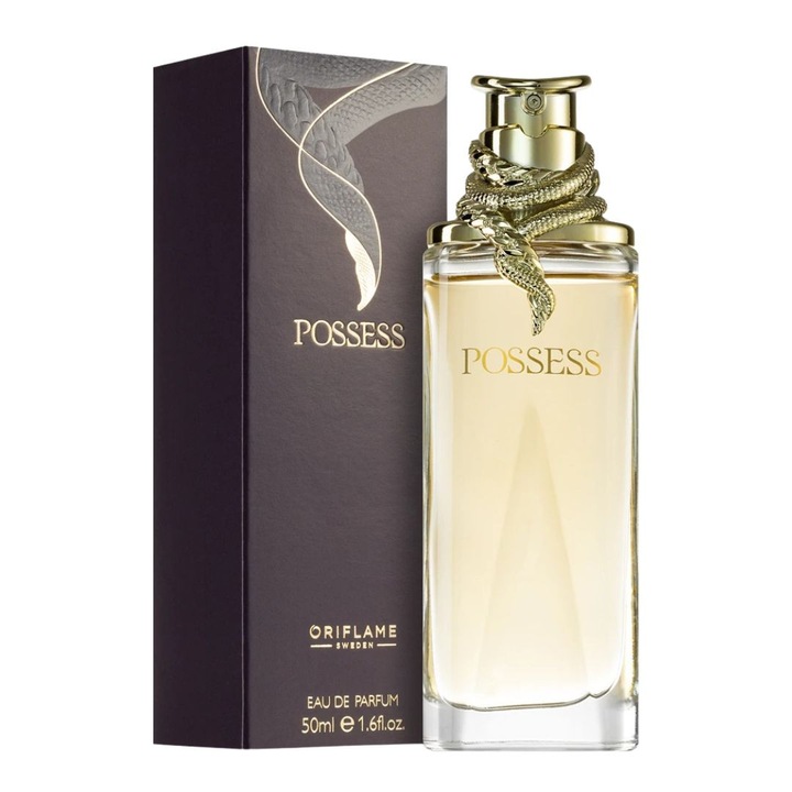 Apa de parfum Possess pentru femei, aroma chypre-florala, cu note de ananas, ylang ylang si patchouli – parfum seducator si intens, 50 ml
