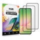 Pachet 2 x Folie Sticla Securizata Upzz® Compatibila Cu Samsun Galaxy A37, Transparenta Cu Rama Neagra, Full Glue