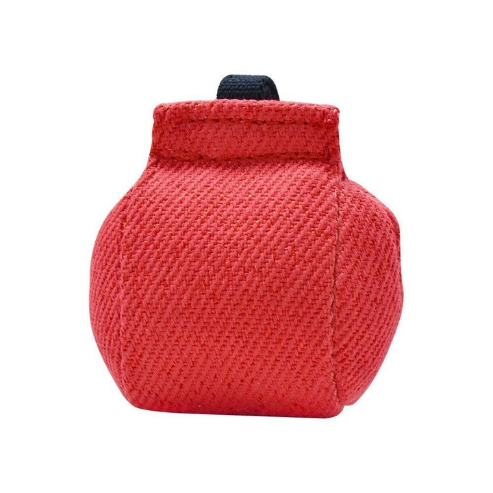 Játék háziállatoknak, harapásálló anyagból készült táska, interaktív labda kutyakiképzéshez, piros