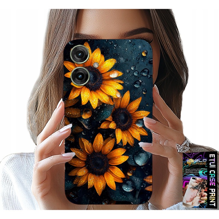Realme Note 60 telefontok, World Case, szilikon, színes nyomtatás, 0,2cm