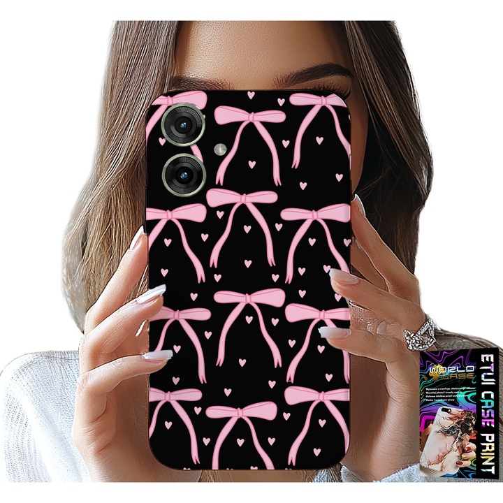 Telefontok Realme Note 60-hoz, World Case, gumi, többszínű nyomtatás, 0,2 cm