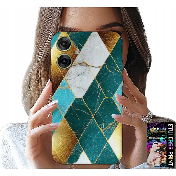 World Case telefontok Realme Note 60-hoz, többszínű nyomtatás, szilikon