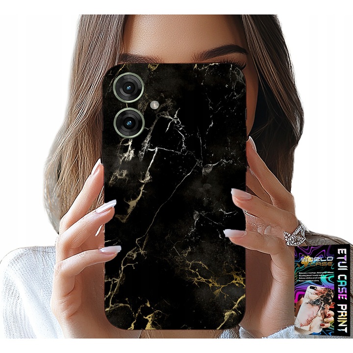 Telefon tok, World Case, elegáns dizájn, színes nyomtatás, Realme Note 60-hoz, szilikon