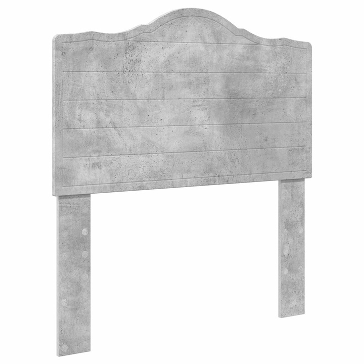 Tablie cap vidaXL, Gri din beton 75 cm Lemn compozit