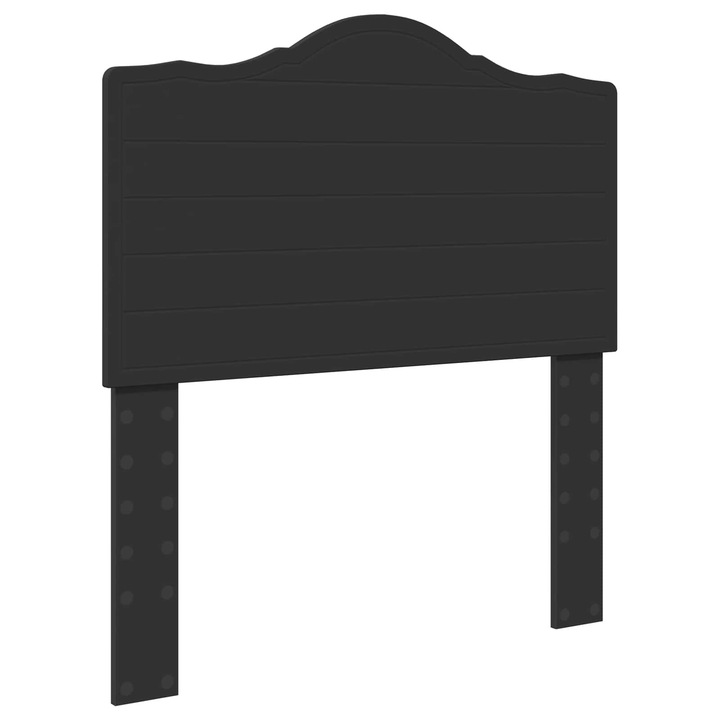 Tablie cap vidaXL, Stejar Negru 75 cm Lemn compozit