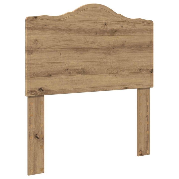 Tablie cap vidaXL, Stejar Artizanal 75 cm Lemn compozit