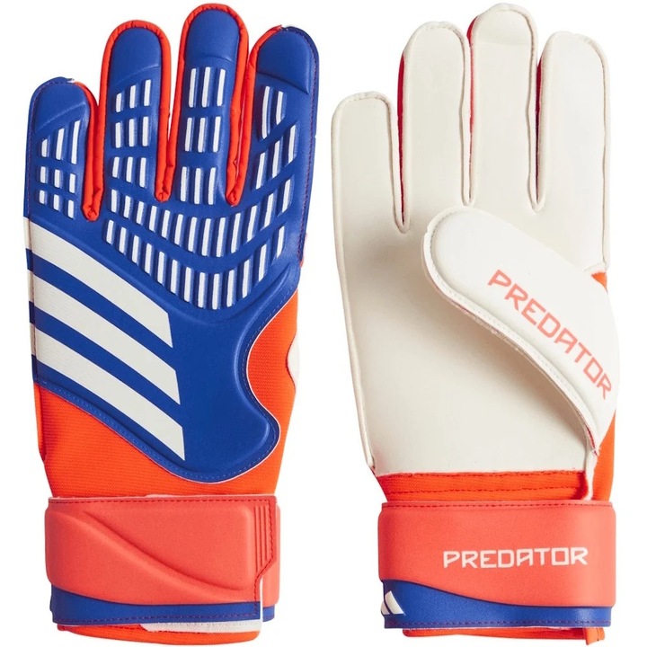 Вратарски ръкавици Adidas Predator Match, синьо/бяло/оранжево, 9.5