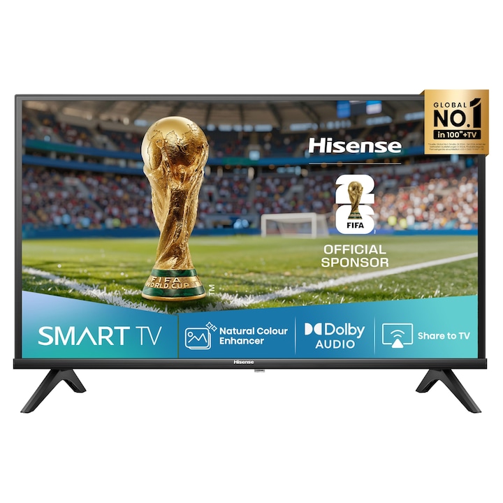 Televizor Hisense 32E4Qt, 32 inch, Smart TV, Full HD, DLED