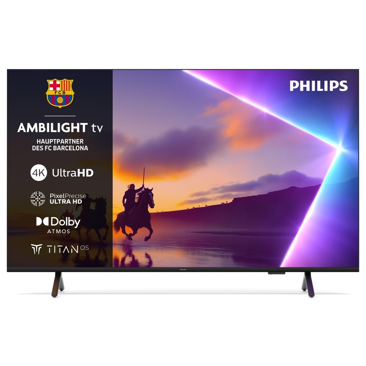 Televizor Philips 43Pus8500 Smart LED 4K, 43 inci, Titan