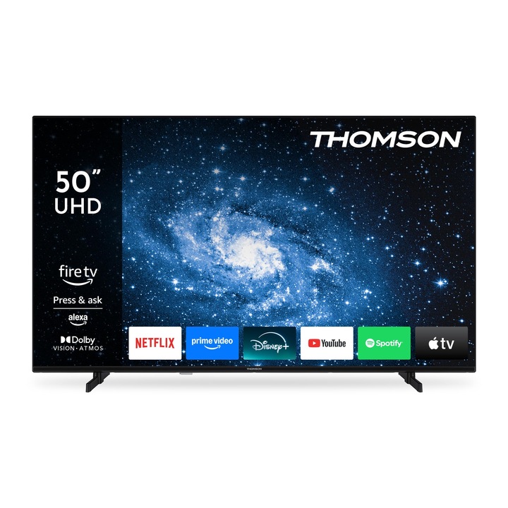 Televizor Smart LED Thomson, 50 inci, 4K, Wi-Fi, 126 cm