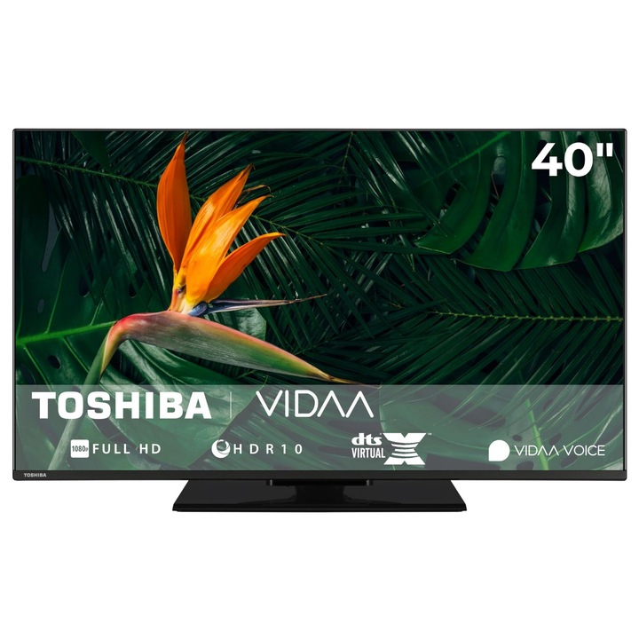 Televizor Smart Toshiba, 40 inci, Full HD, Bluetooth, negru