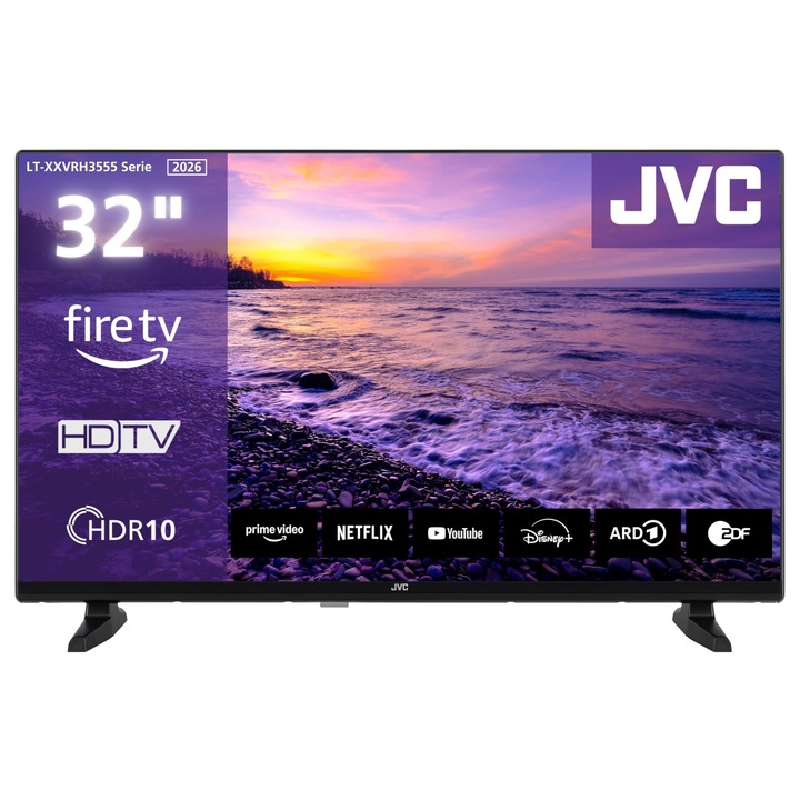 Televizor LED JVC 32 inci, HD, Smart TV, control vocal Alexa
