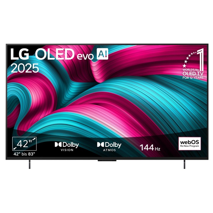 Televizor LG 42 inch 4K OLED, Smart TV, 120Hz, negru