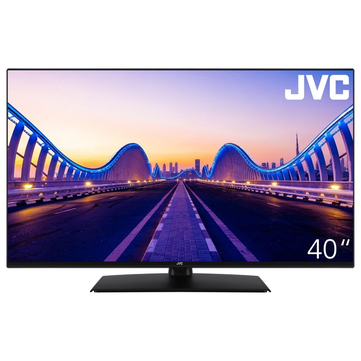 Televizor JVC 40 inci, Full HD, LED, negru, 102 cm