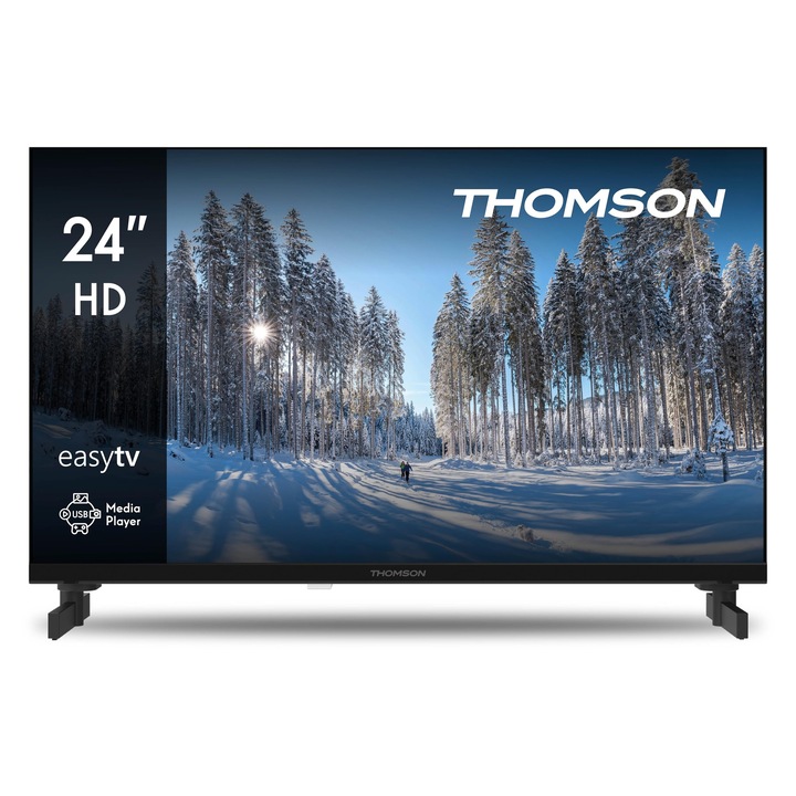 Televizor LED 24 inch Thomson HD, 60 cm, Tuner triplu, Intrare AV