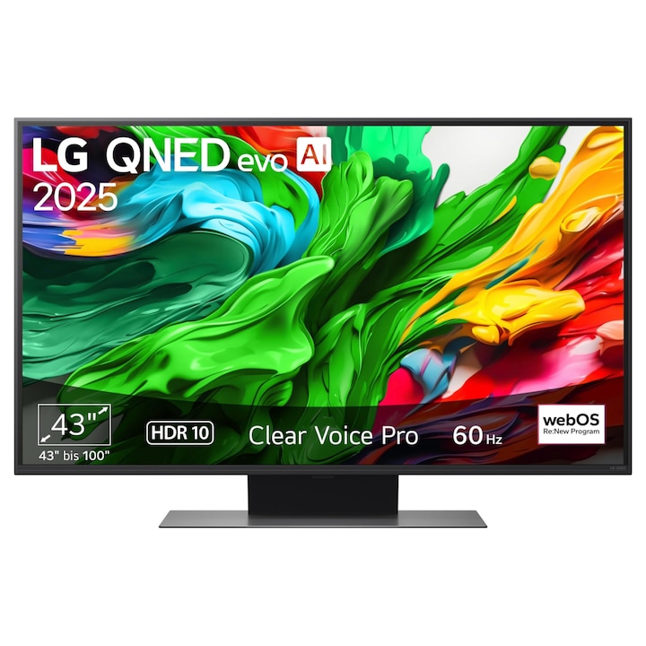 Televizor LG 43 inch, 4K, Smart TV, 109x65cm