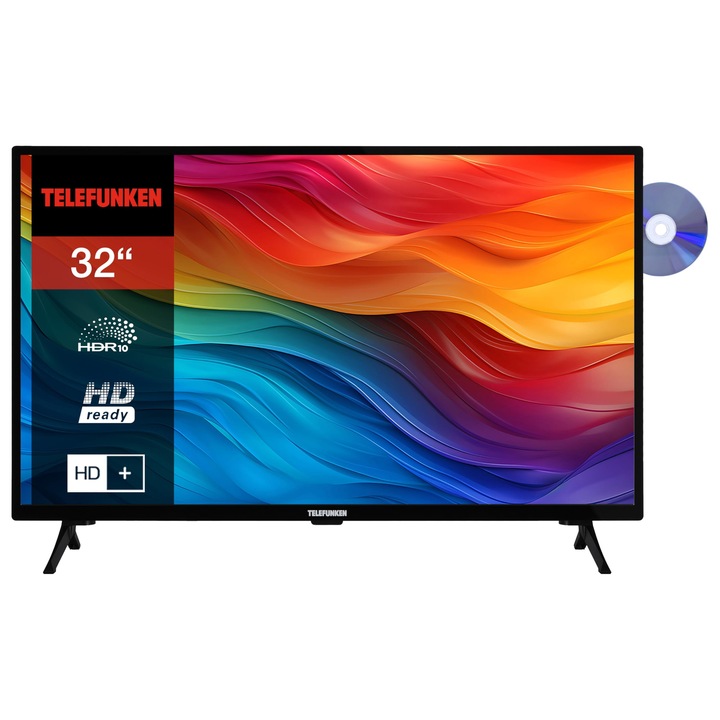 Televizor Smart Telefunken, 32 inch, HD Ready, HDR, 1366x768px