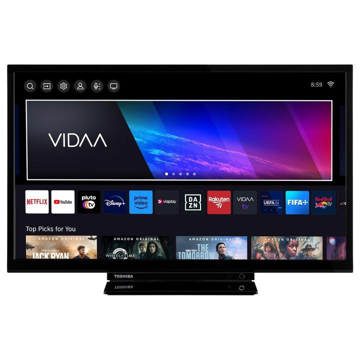 Televizor Smart Toshiba 24 inch, HD, 1366x768, Vidaa Tv