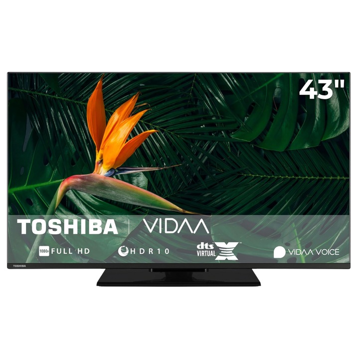 Televizor Smart Toshiba, 43 inci, Full HD, Bluetooth, 109.2cm