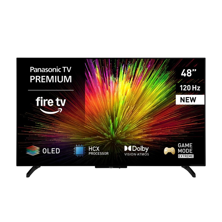 Televizor Smart Panasonic, OLED 4K, Fire TV, Negru, 48"