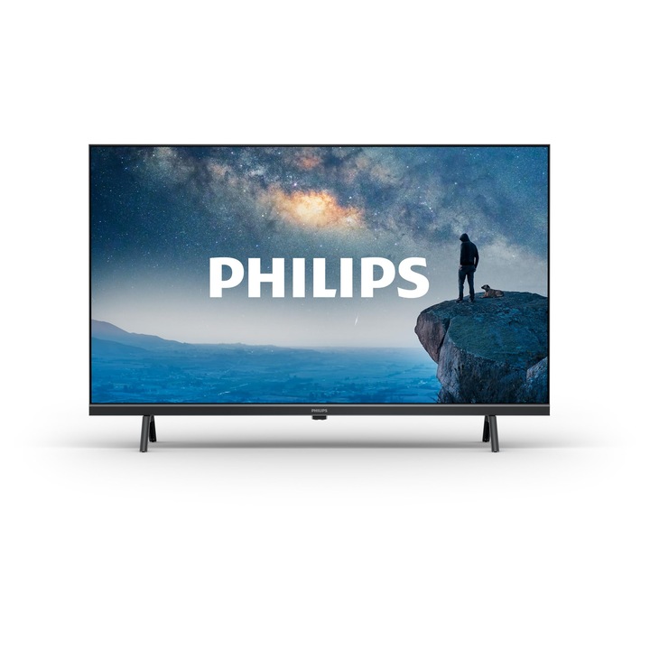 Televizor Smart LED Philips 32PFS6109, 32 inch, HD, Negru Mat