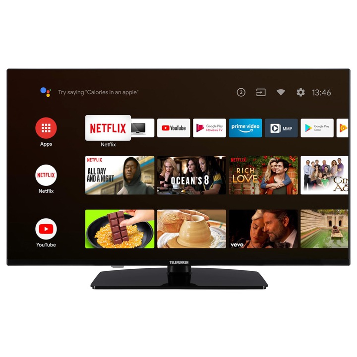 Televizor Smart Telefunken 40 inch, Full HD, Bluetooth, 101.6cm