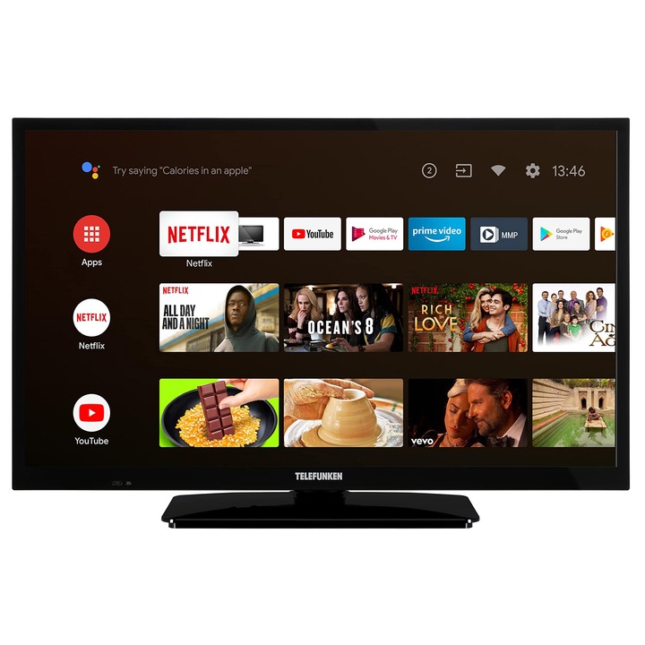 Televizor Smart TV Telefunken Xh24An550Mv, 24 inch, HD, 1366x768, Bluetooth