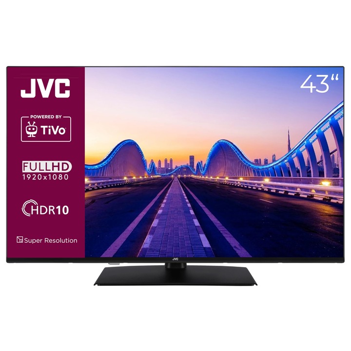 Televizor Smart JVC 43 inci, Full HD, HDR, 109.2 cm