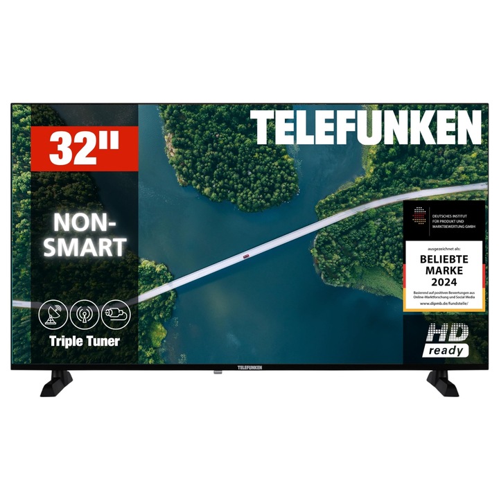 Televizor Telefunken Xh32P900S 32 inci, HD-Ready, 1366x768 pixeli, 80 cm
