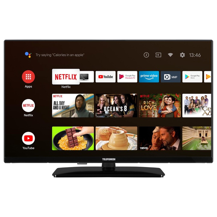 Televizor Telefunken 32 inci, Smart TV Full HD, Dolby Vision HDR, 81.2cm