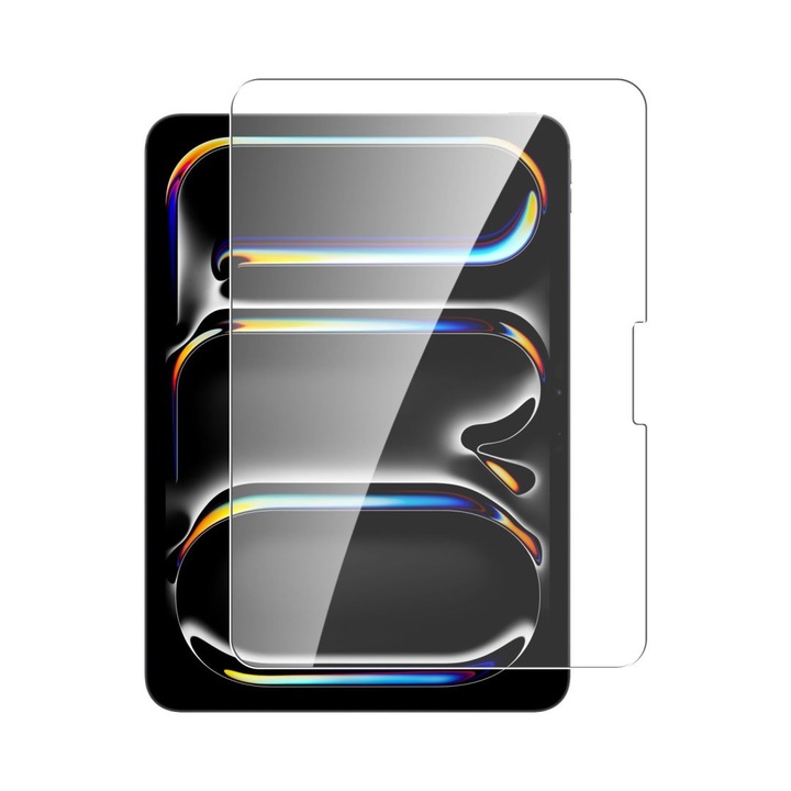 Dviced edzett üvegfólia iPad Pro 11 hüvelykes készülékhez, pormentes felhelyezővel, 283739