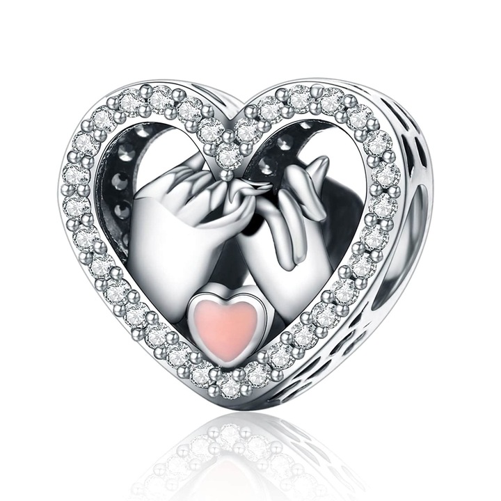 Talisman din Argint 925 ADAIVIUME, pentru brățări, culori variate