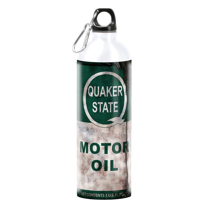 Termos personalizat Tomak Quaker State Motor Oil recipient din otel inoxidabil 750 ml Motrix