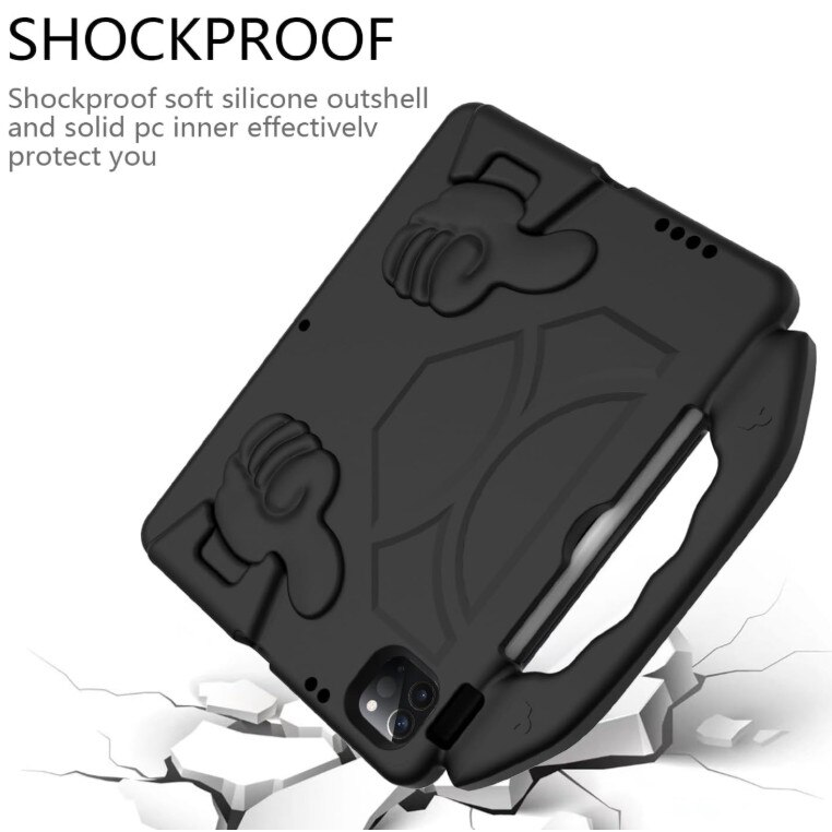 Husa protectie tableta ZYNORO, cauciuc EVA, antisoc, negru, 10.9 inch compatibila cu Apple iPad 10th 10.9 2022/A16 2025
