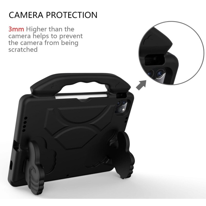 Husa protectie tableta ZYNORO, cauciuc EVA, antisoc, negru, 10.9 inch compatibila cu Apple iPad 10th 10.9 2022/A16 2025