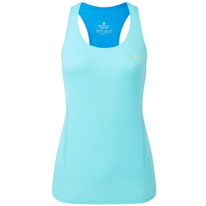 Maiou alergare dama Ronhill Tech Race SS 2024, Albastru, S