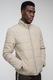 GUESS, Jacheta regular-fit cu fermoar, Maro nisip/Maro camel/Grej