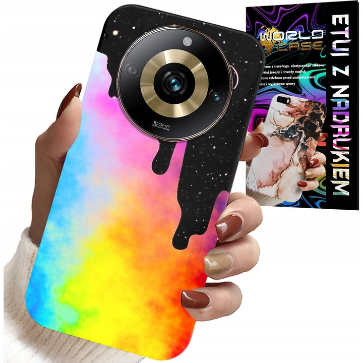 Telefontok, World Case, színes nyomtatott, szilikon, Realme 11 Pro-hoz