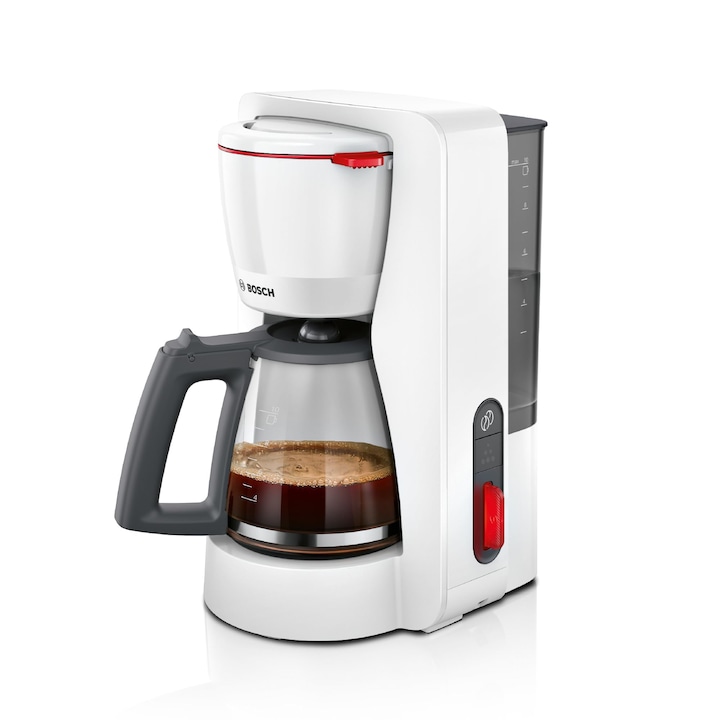 Cafetiera Bosch Mymoment, 1.25L, 1200W, alb mat